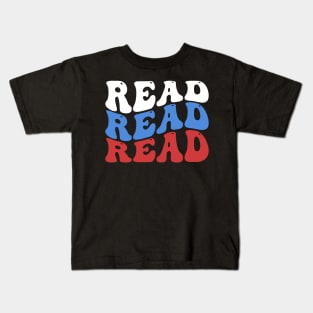 Read Read Reading Across That America Reading Lover Teacher Kids T-Shirt